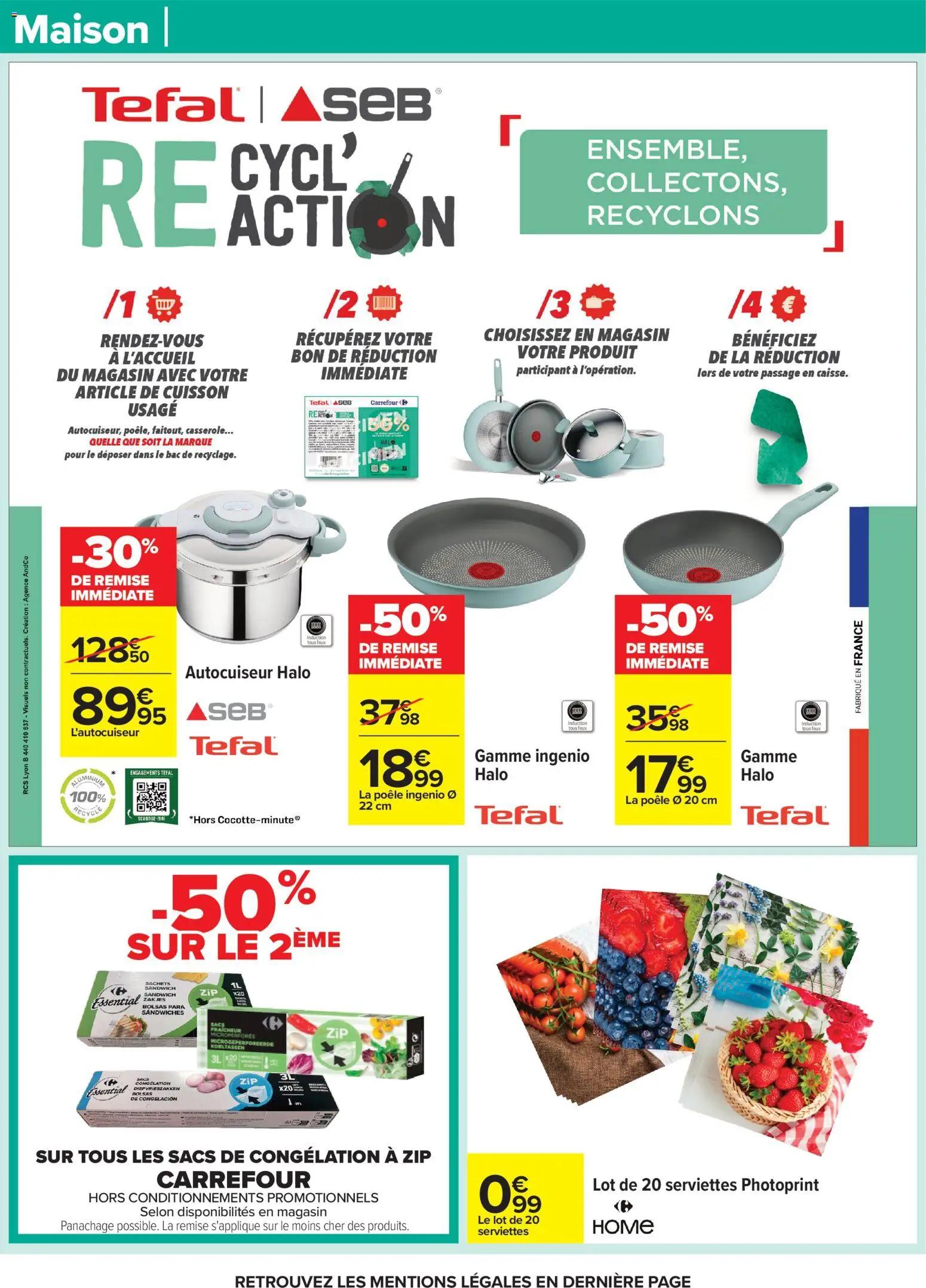 {H1} | Page: 55 | Produits: Poêle, Sandwich, Casserole, Tefal