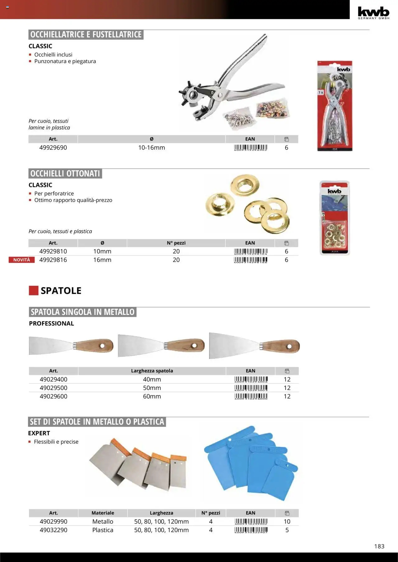 Volantino Einhell del 10.10.2025 | Pagina: 185 | Prodotti: Spatola