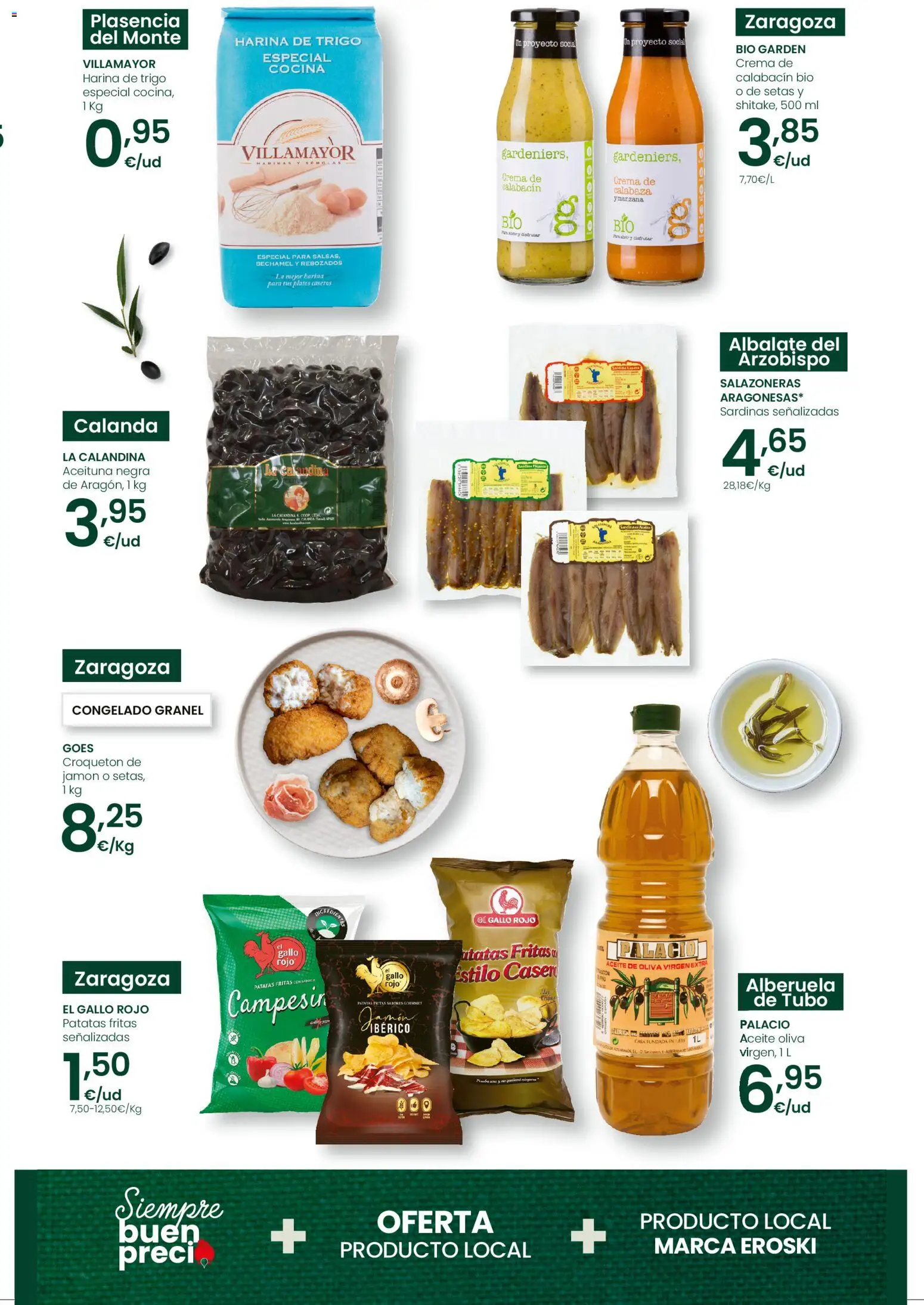 Eroski - Quien bien te quiere te quiere cerca │ válido desde el 30.10.2025 | Página: 3 | Productos: Πράσινο τσάι, Aceite, Crema, Aceite de oliva