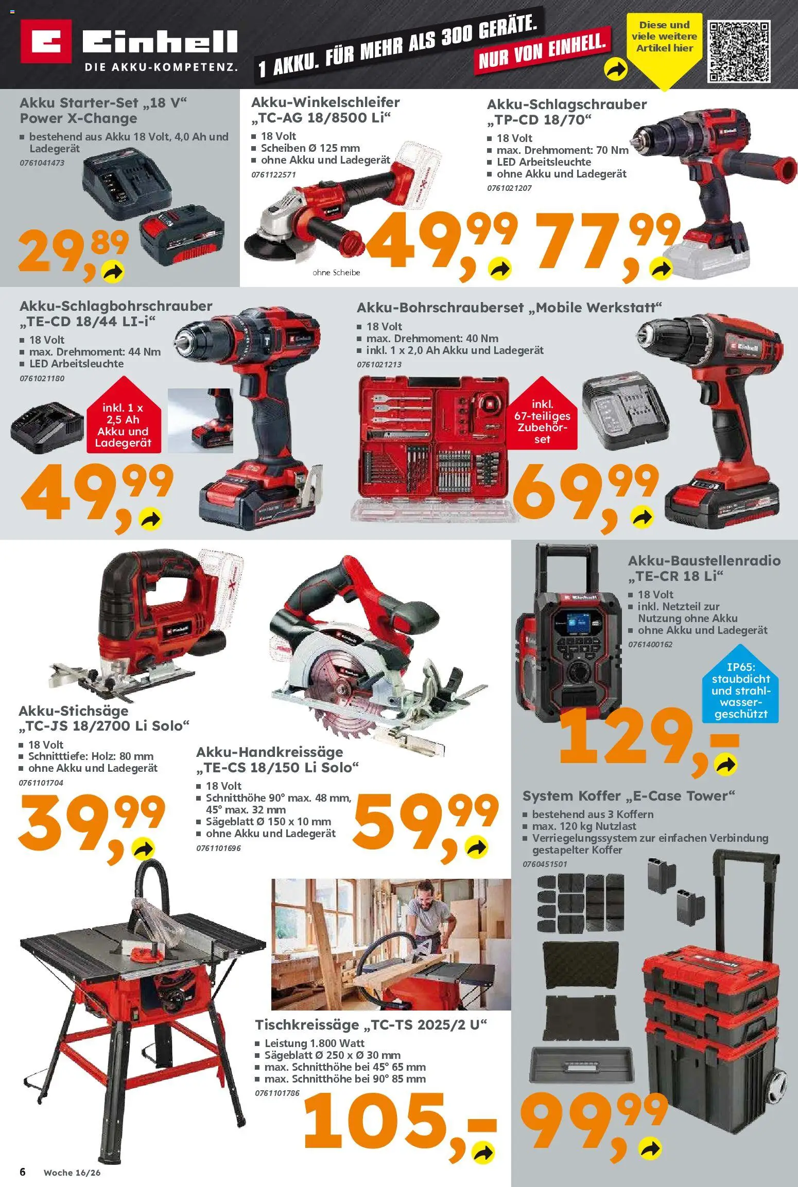 Globus Baumarkt Prospekt 	 – gültig ab 13.04.2026 | Seite: 6