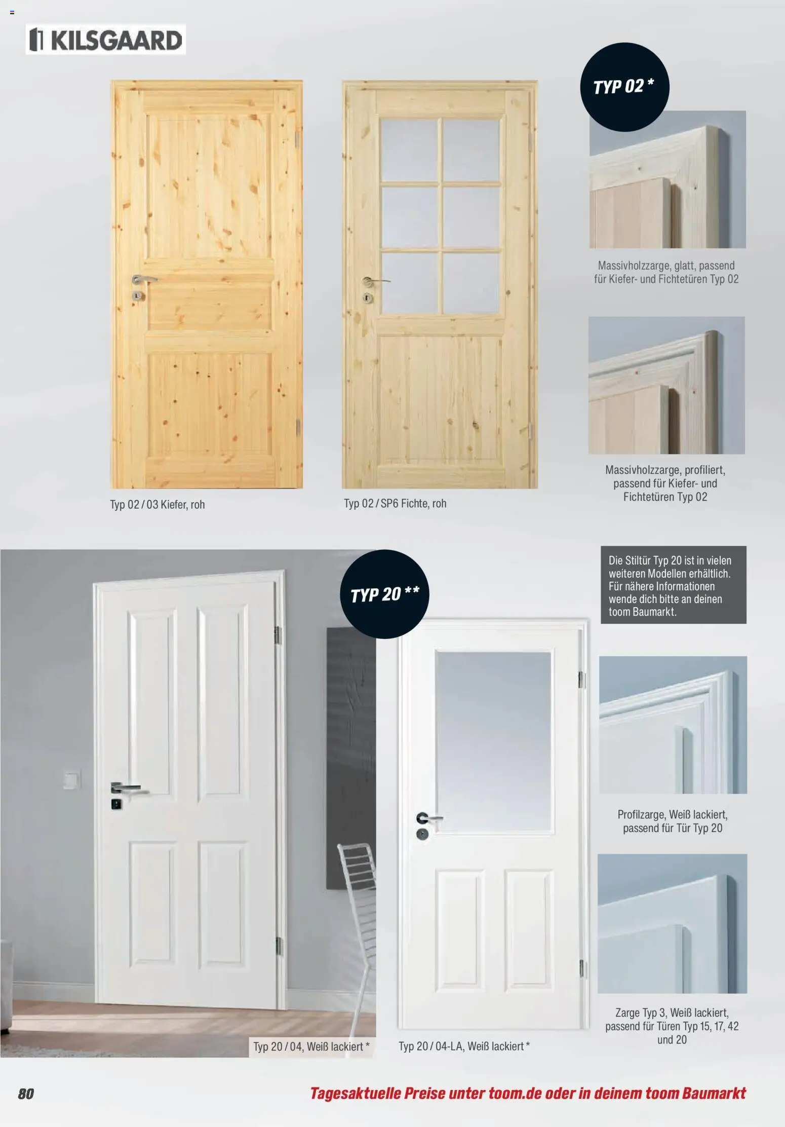 Toom Baumarkt Baustoffe & Bauelemente 2026 – gültig ab 20.02.2026 | Seite: 80 | Produkte: Tür