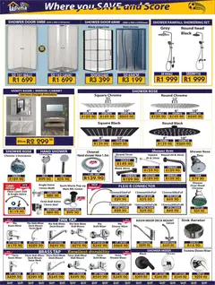 Laduma Hardware specials catalogue – valid from 01.02.2026 | Page: 10 | Products: Bath, Shower, Valve, Sink