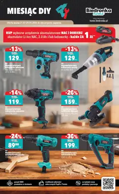 Pogląd oferty "Akumulatorowa szlifierka kątowa AGE-125-LI-20V, 20 V, 125 mm, Akumulatorowa szlifierka kątowa AGE-125-LI-20V, 20 V, 125 mm" - ważna od 21.03.2026 | Strona: 45