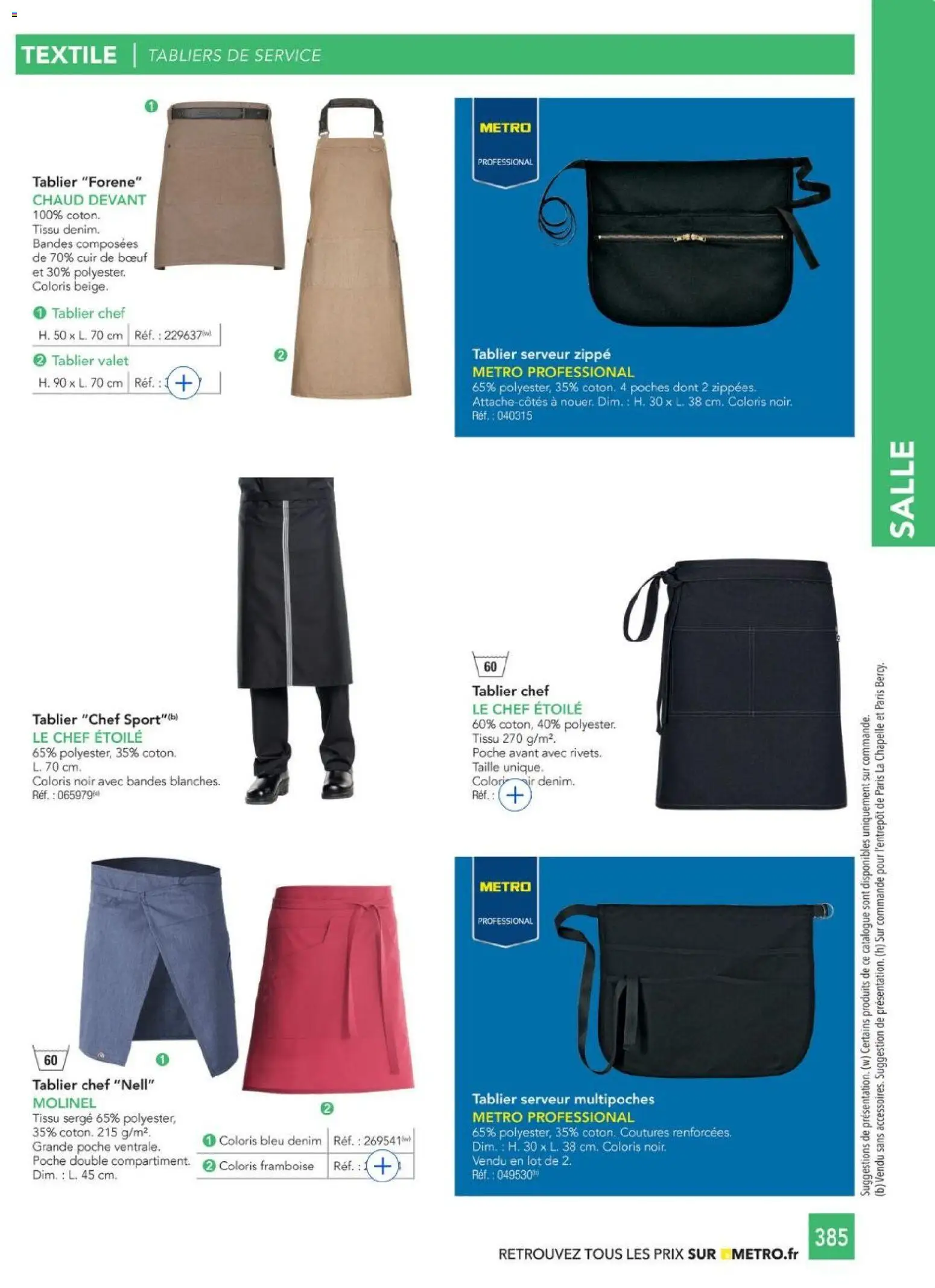 {H1} | Page: 385 | Produits: Framboise, Tablier