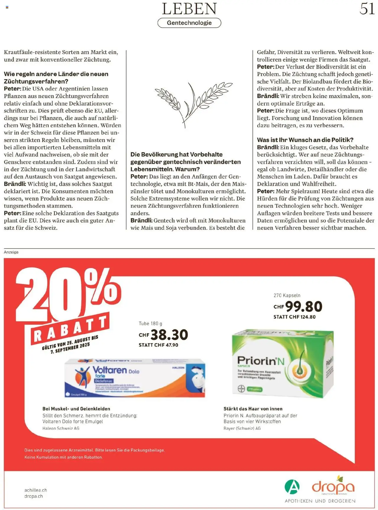 Migros - Magazin ab 25.08.2025 | Seite: 51