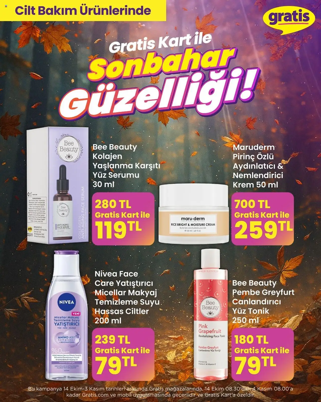 Gratis Gratis Kart ile Sonbahar Güzelliği - 14.10.2025 tarihinden itibaren geçerlidir | Sayfa: 6 | Ürünler: Krem, Makyaj, Pirinç, Greyfurt