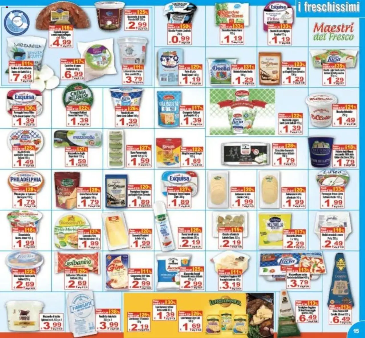 Volantino CTS del 26.10.2025 | Pagina: 15 | Prodotti: Crema, Mozzarella