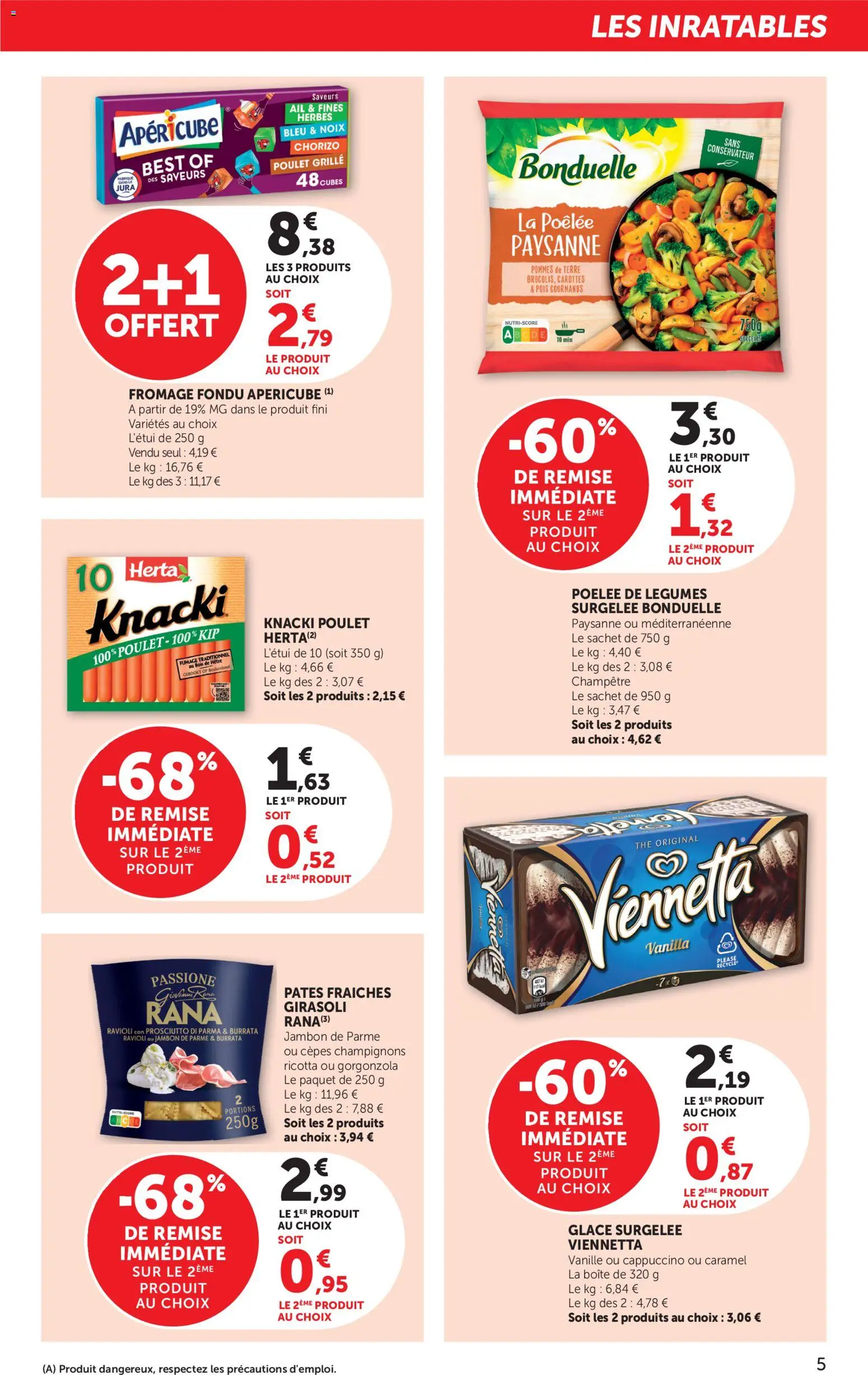 {H1} | Page: 5 | Produits: Carottes, Pâtes fraîches, Thé, Pommes de terre