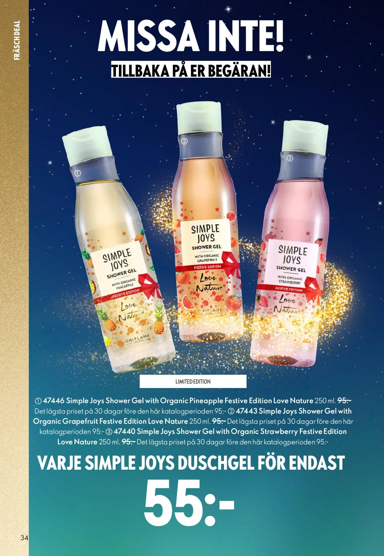 Oriflame reklamblad aktuell från 19.11.2025 | Sida: 34