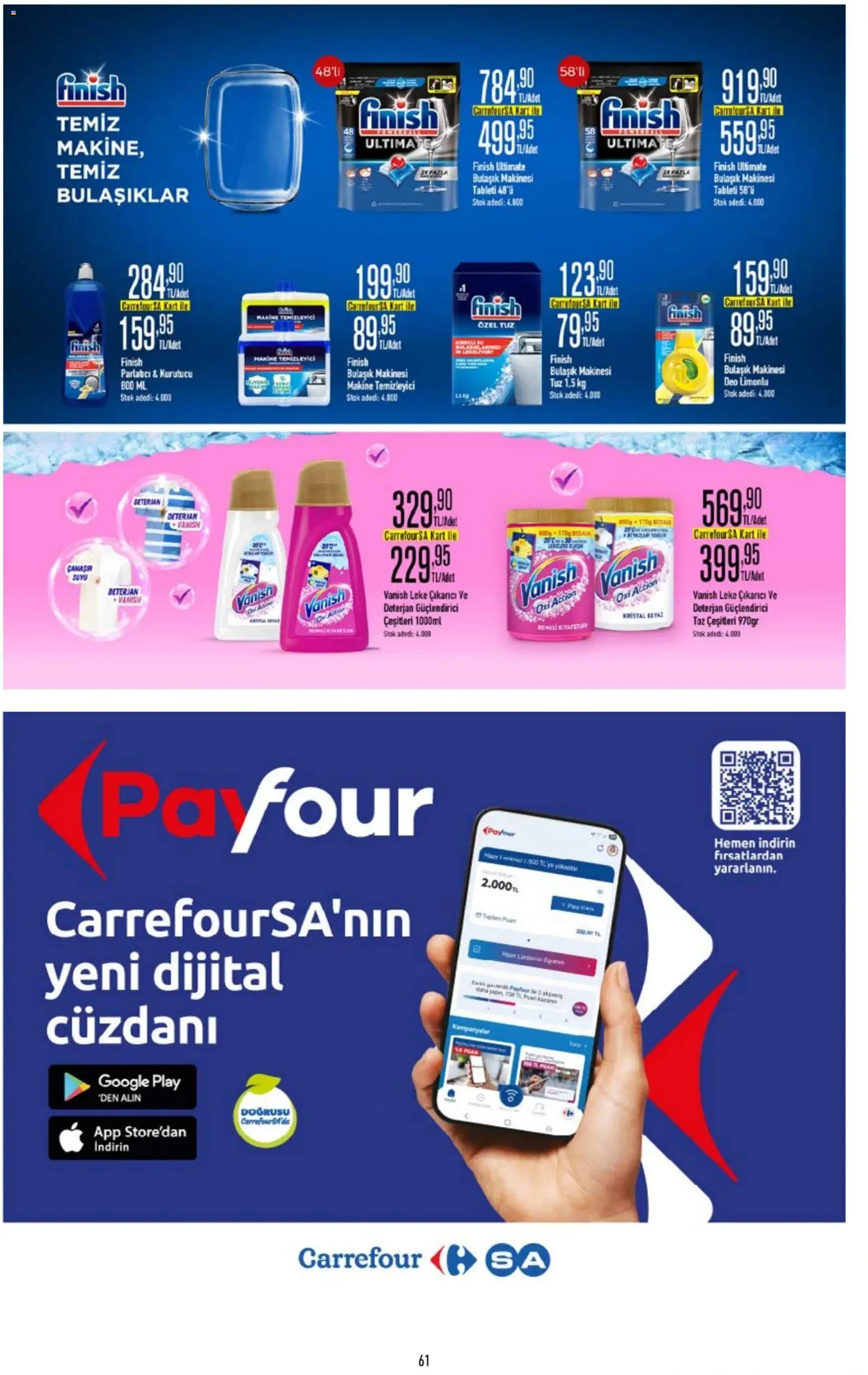 CarrefourSA Katalog - 09.02.2026 tarihinden itibaren geçerlidir | Sayfa: 60 | Ürünler: Deterjan, Parlatıcı, Kurutucu, Bulaşık makinesi
