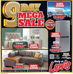Lewis Stores specials catalogue – valid from 19.09.2025