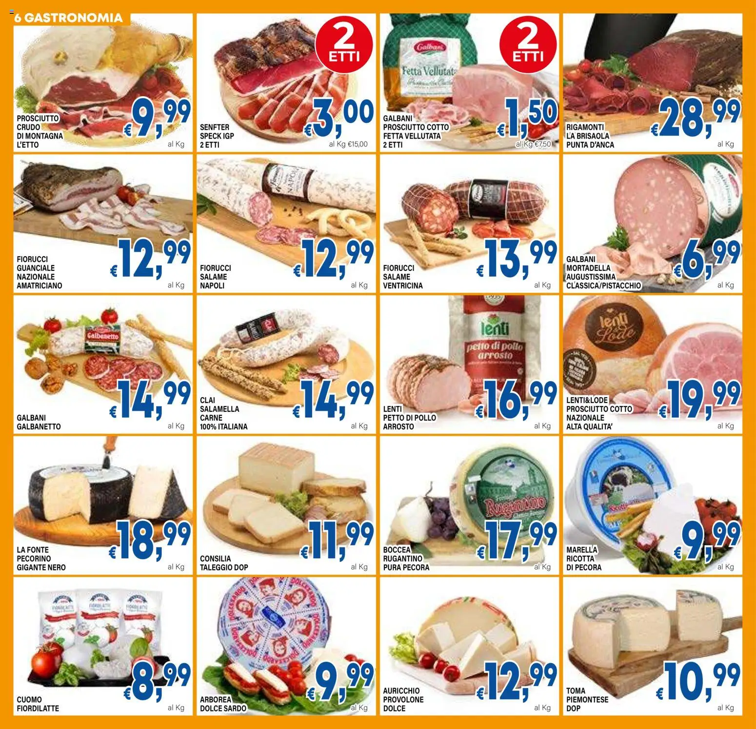 Volantino DEM del 07.04.2026 | Pagina: 6 | Prodotti: Provolone, Salamella, Salame, Pecorino