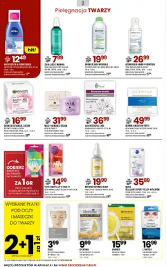 Drogerie Natura Gazetka od 04.08.2025 | Strona: 2 | Produkty: Toner, Maseczki, Płyn do demakijażu, Tonik