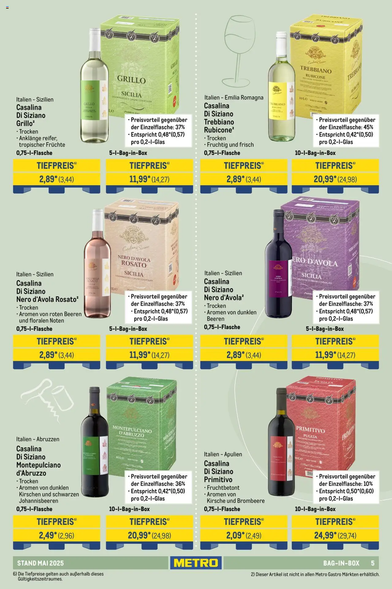 Metro Hauswein-Katalog - gültig ab dem 01.05.2025 | Seite: 5 | Produkte: Kirschen
