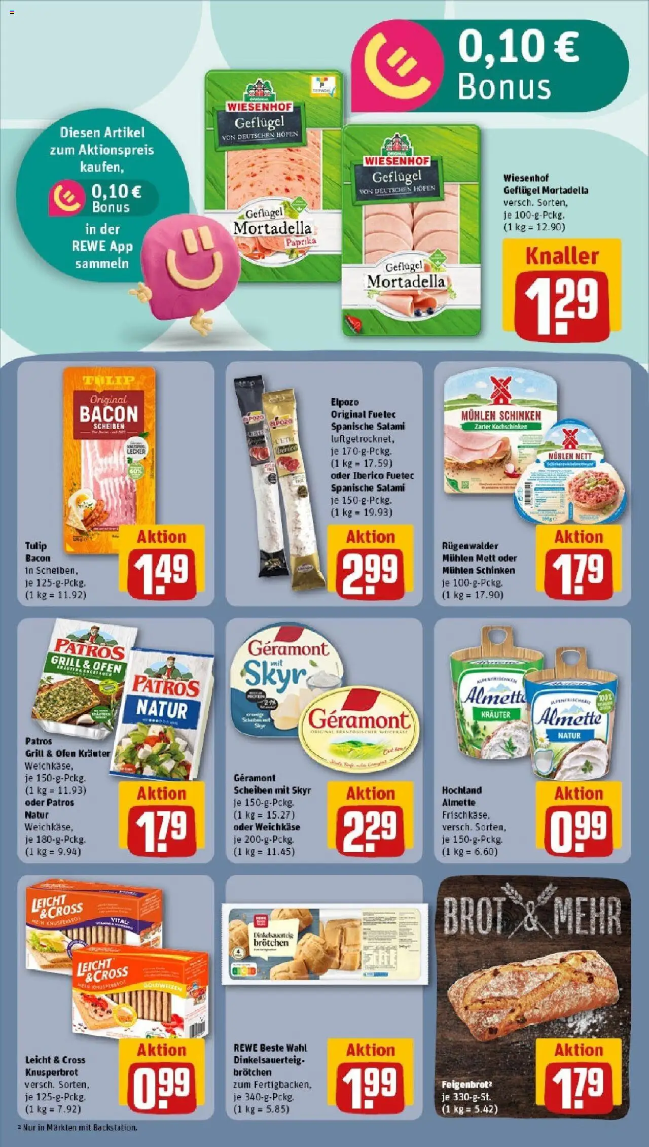 Rewe - Rewe: Wochenangebote - gültig ab dem 18.05.2025 | Seite: 12 | Produkte: Grill, Geramont, Paprika, Brot