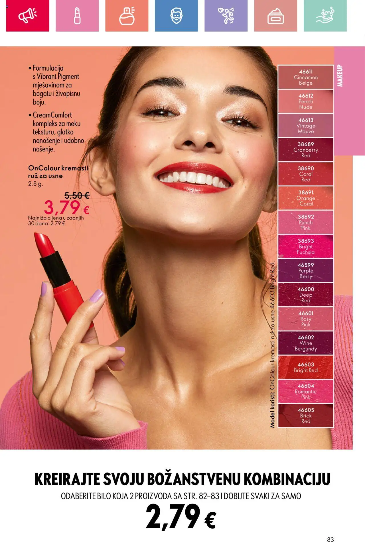 Oriflame katalog | vrijedi od 03.08.2025 | Stranica: 83 | Proizvodi: Ruž