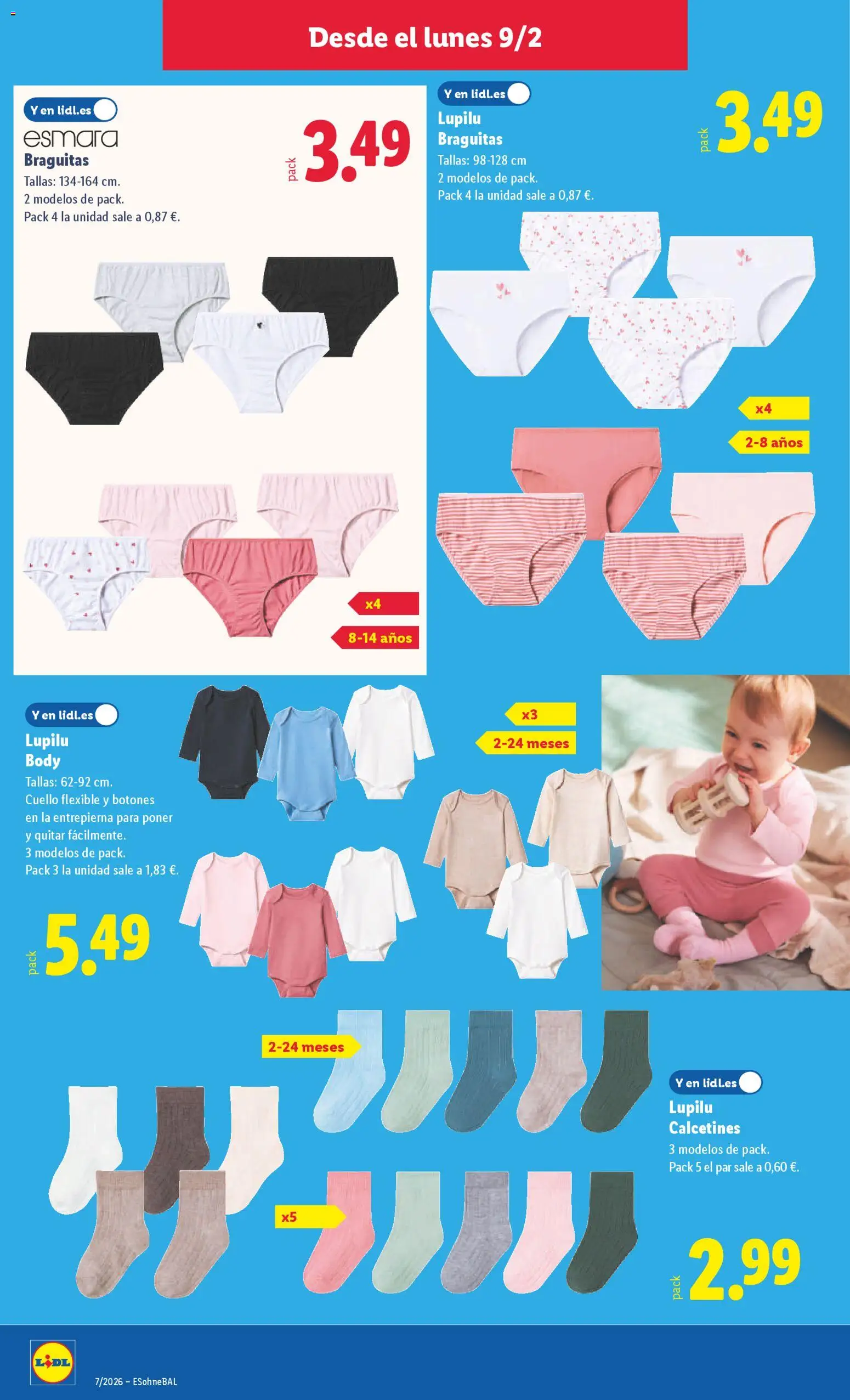 Lidl folleto de bazar │ válido desde el 09.02.2026 | Página: 16 | Productos: Body