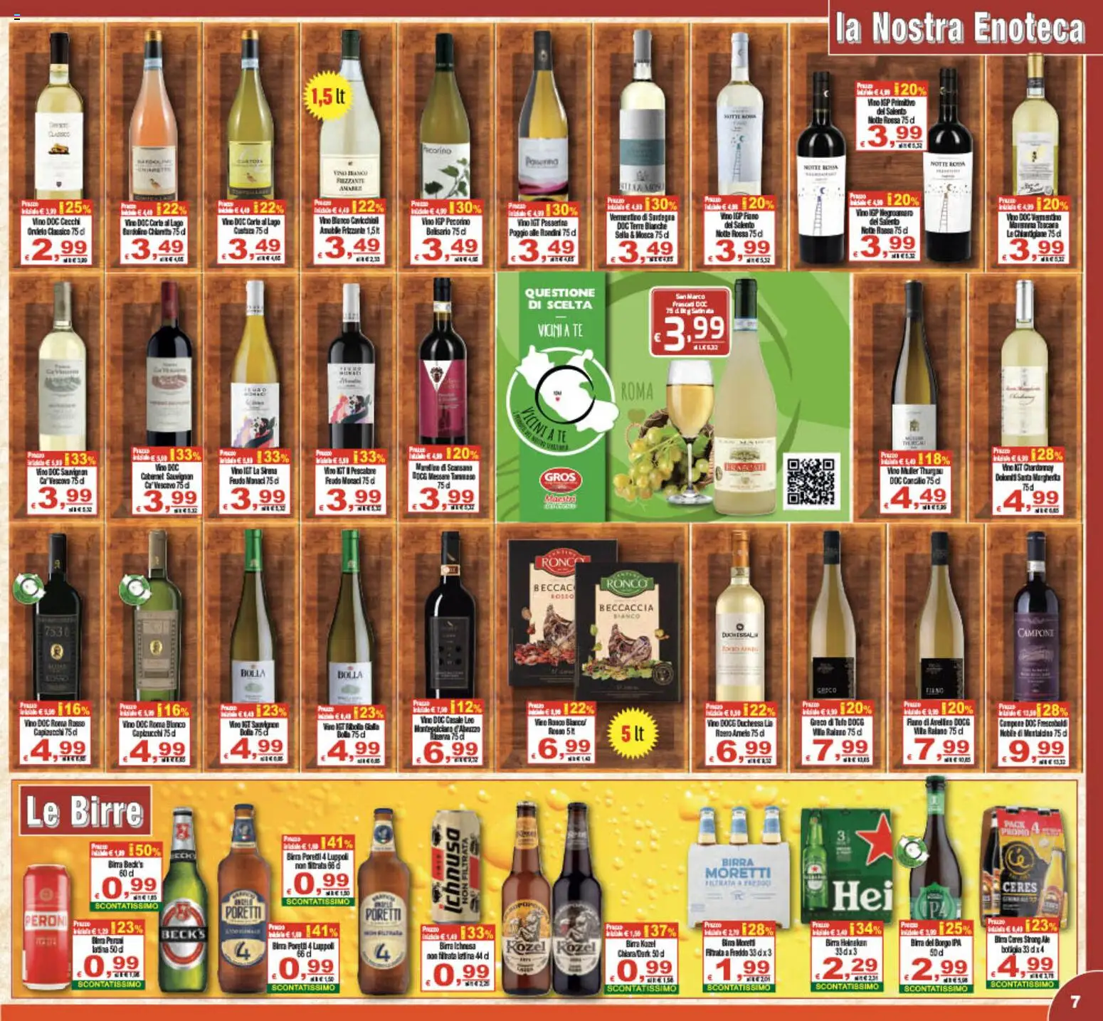Volantino CTS del 17.04.2026 | Pagina: 7 | Prodotti: Birra, Tè, Vino, Vino bianco