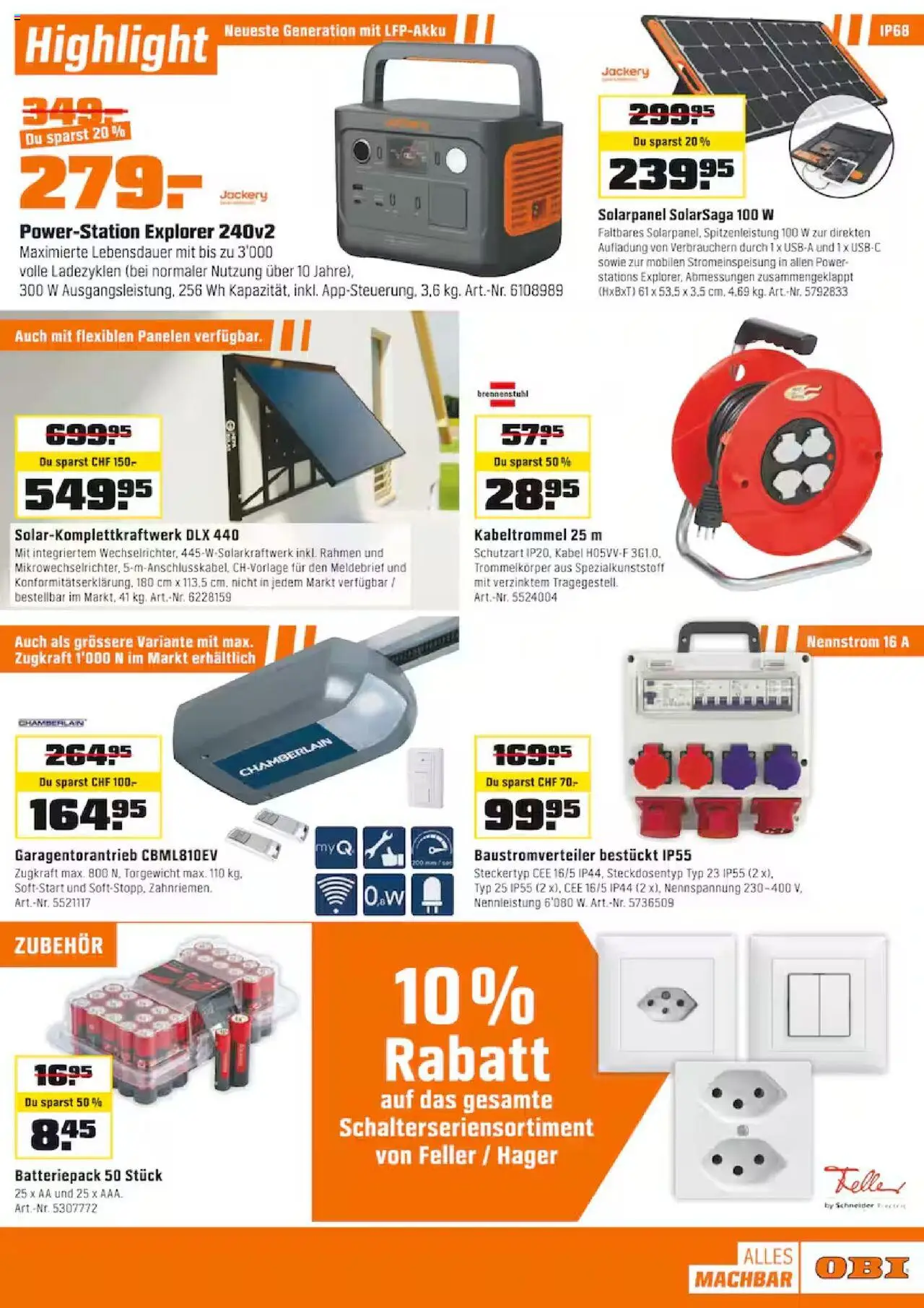 OBI Aktionen ab 24.08.2025 | Seite: 7 | Produkte: Kabel