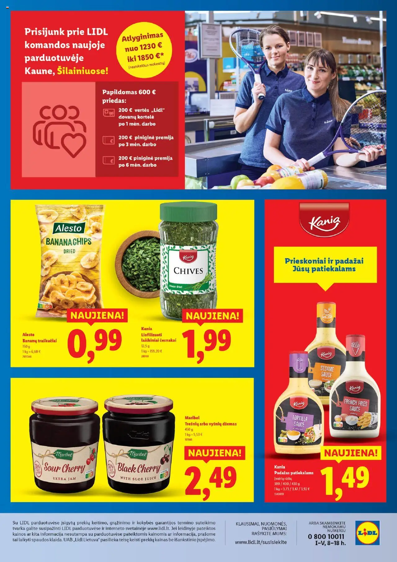 LIDL - Leidinys - Naujienos│galioja nuo 04.08.2025 | Puslapis: 8 | Prekių: Prieskoniai, Padažas, Piniginė, Traškučiai