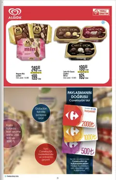 CarrefourSA Katalog - 26.06.2025 tarihinden itibaren geçerlidir | Sayfa: 21 | Ürünler: Çikolata, Muz, Ahududu