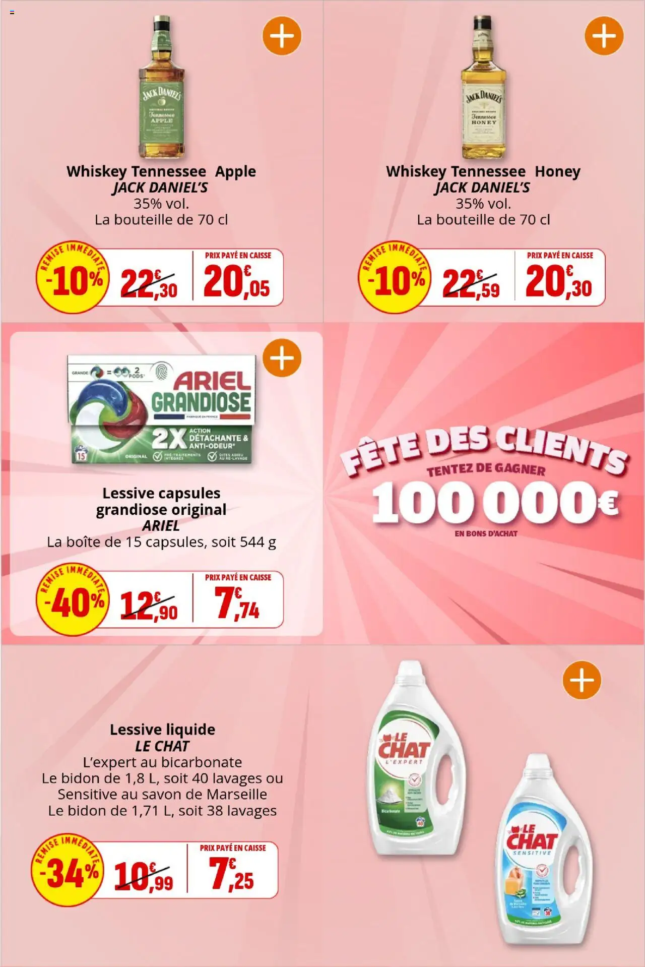 {H1} | Page: 36 | Produits: Ariel, Lessive liquide Le Chat, Savon, Lessive