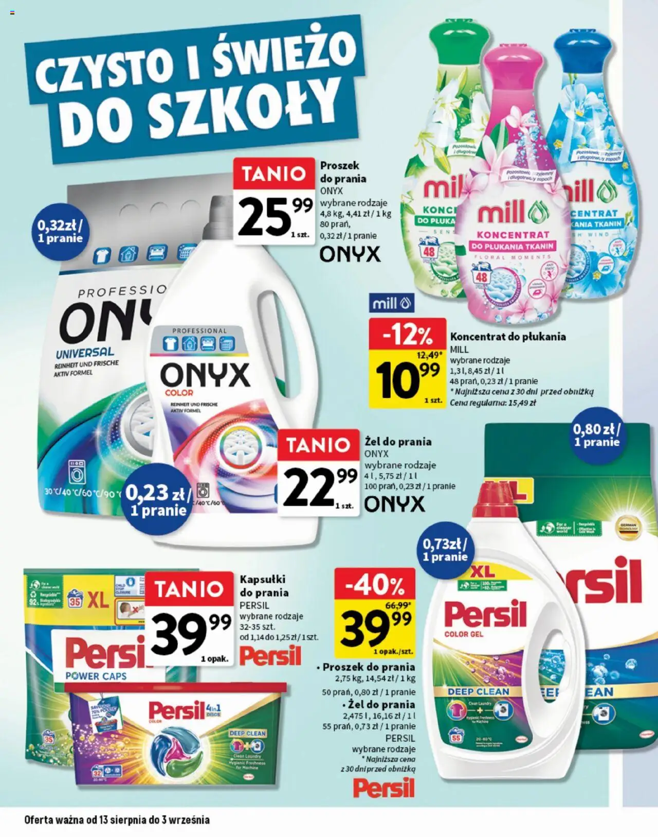Intermarche Gazetka - Okazje pierwsza klasa od 13.08.2025 | Strona: 18 | Produkty: Persil, Proszek do prania