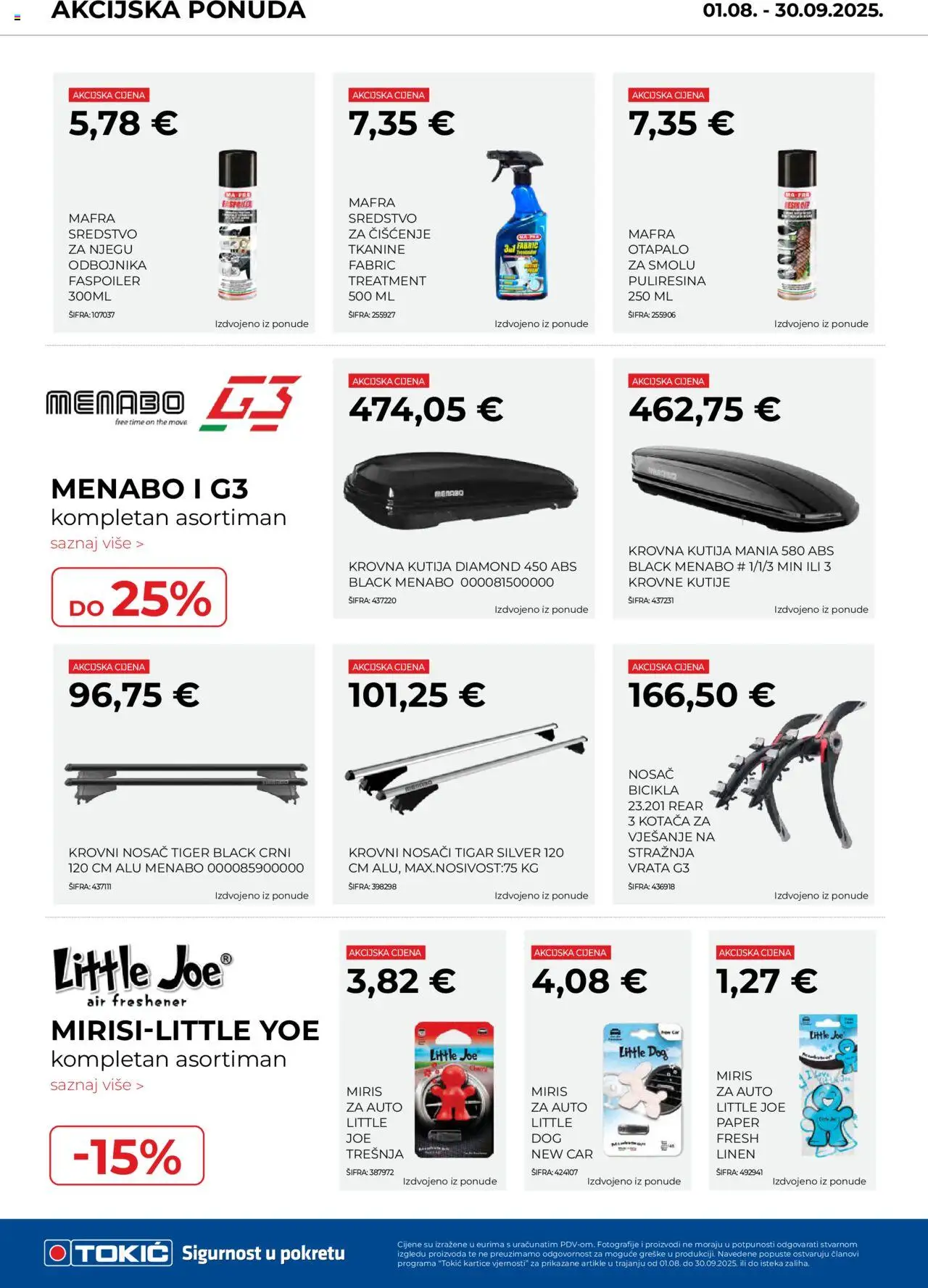 Tokić katalog | vrijedi od 18.08.2025 | Stranica: 11 | Proizvodi: Kutija, Miris, Vrata
