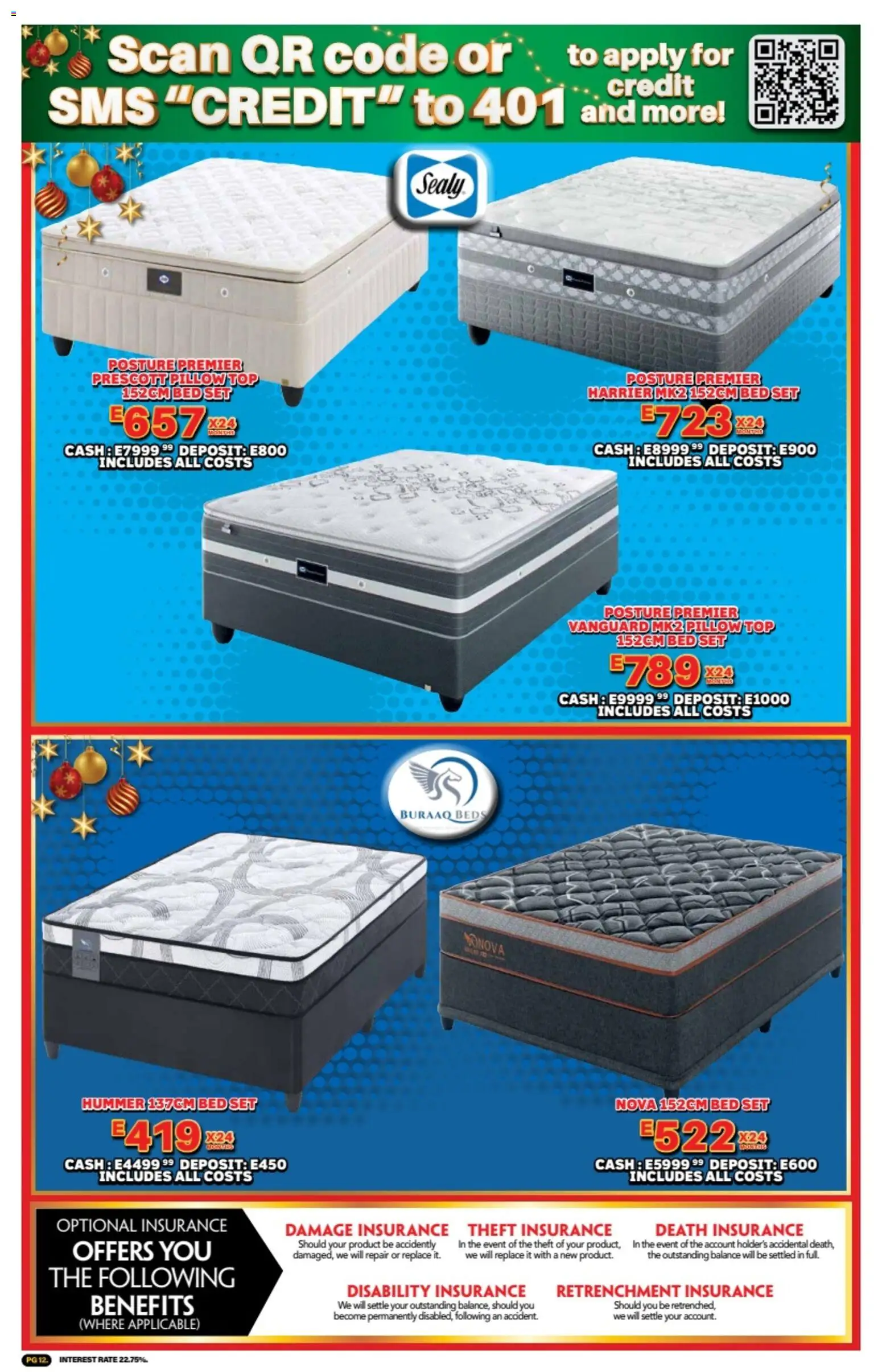 New Lewis Stores catalogue – valid from 10.11.2025 | Page: 12 | Products: Bed, Pillow