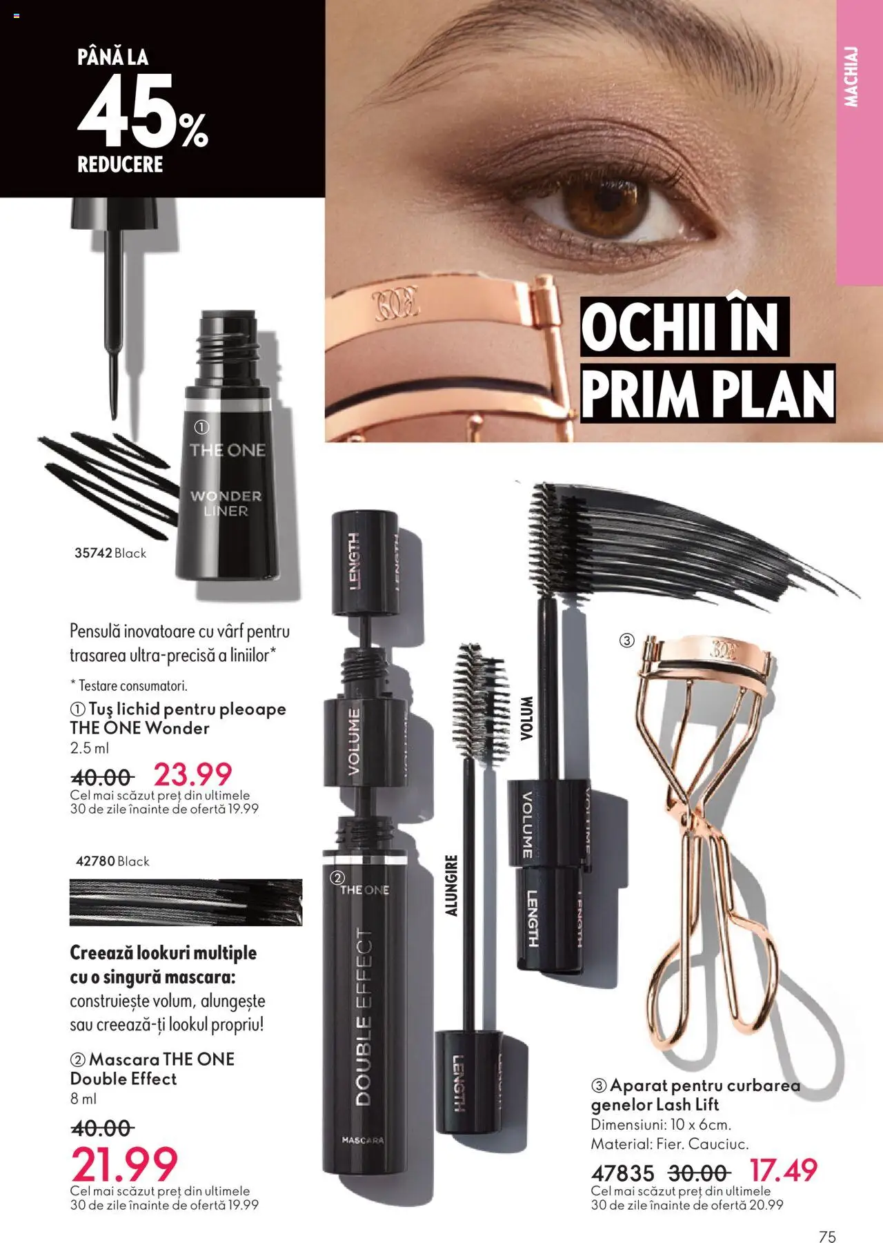 Noul catalog Oriflame – valabil de la 12.11.2025 | Pagină: 75 | Produse: Machiaj, Mascara