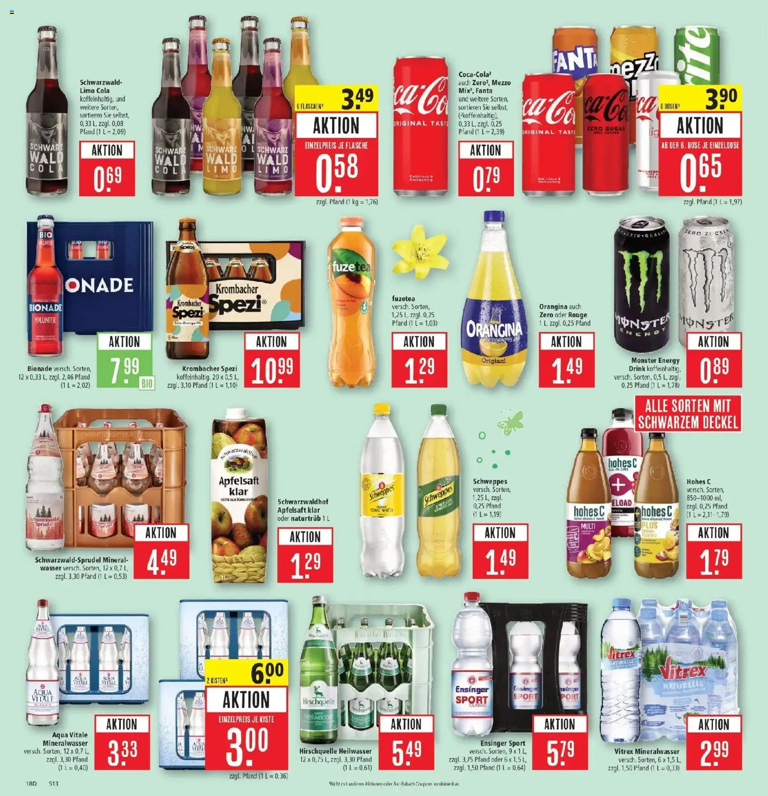 Marktkauf Prospekt Weil Am Rhein	 – gültig ab 30.03.2026 | Seite: 20 | Produkte: Fanta, Rouge, Apfelsaft, Wasser