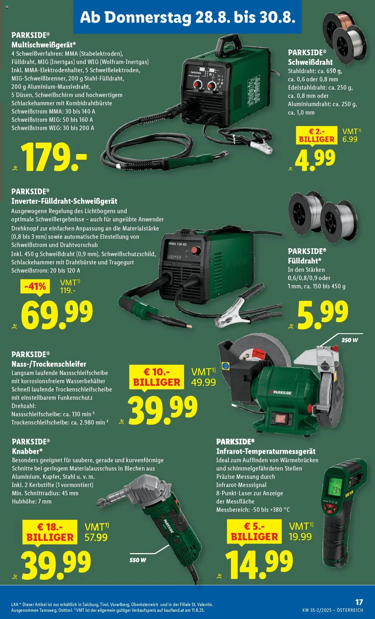 Lidl Flugblatt - Altenmarkt im Pongau, St. Johann im Pongau, Zell am See gültig ab 28.08.2025 | Seite: 19