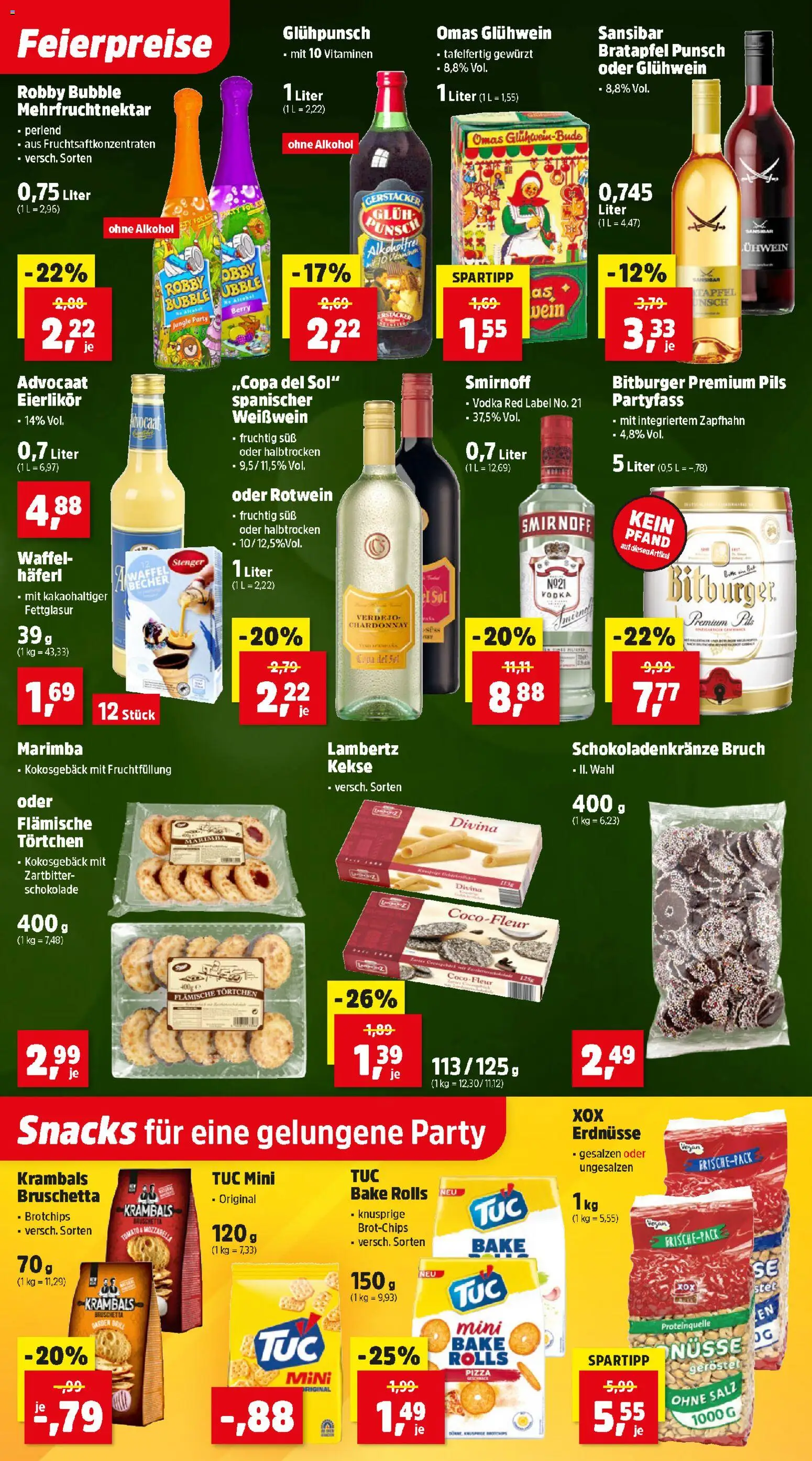 Thomas Philipps Flugblatt gültig ab 22.12.2025 | Seite: 2 | Produkte: Nüsse, Kekse, Salz, Папионка