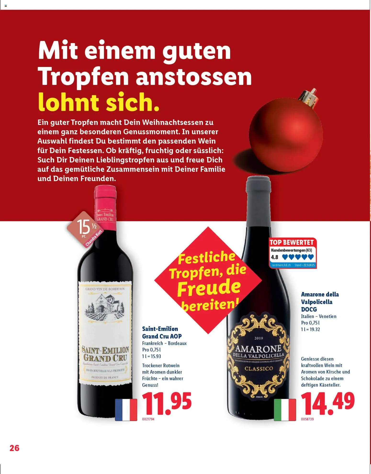 Lidl Aktionen Weihnachten – gültig ab 30.10.2025 | Seite: 26