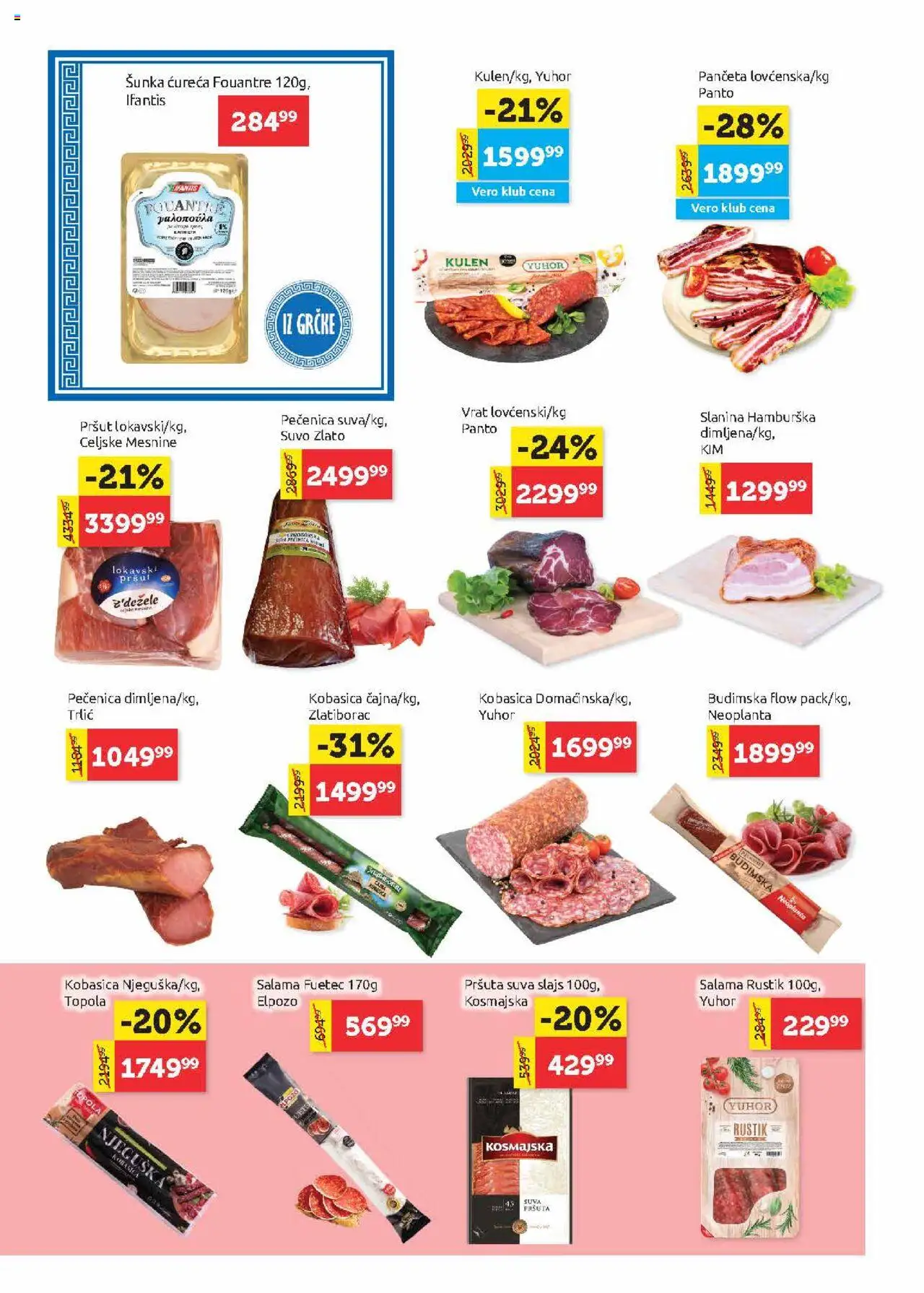SuperVERO katalog - važi od 24.07.2025 | Strana: 4 | Proizvode: Pršut, Salama, Slanina, Pečenica
