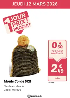 Promocash - Prévisualisation de Promocash PROMO moule de corde valide à partir de 12.03.2026