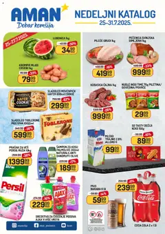 Aman - Nedeljni katalog - pregled Aman kataloga - važi od 25.07.2025