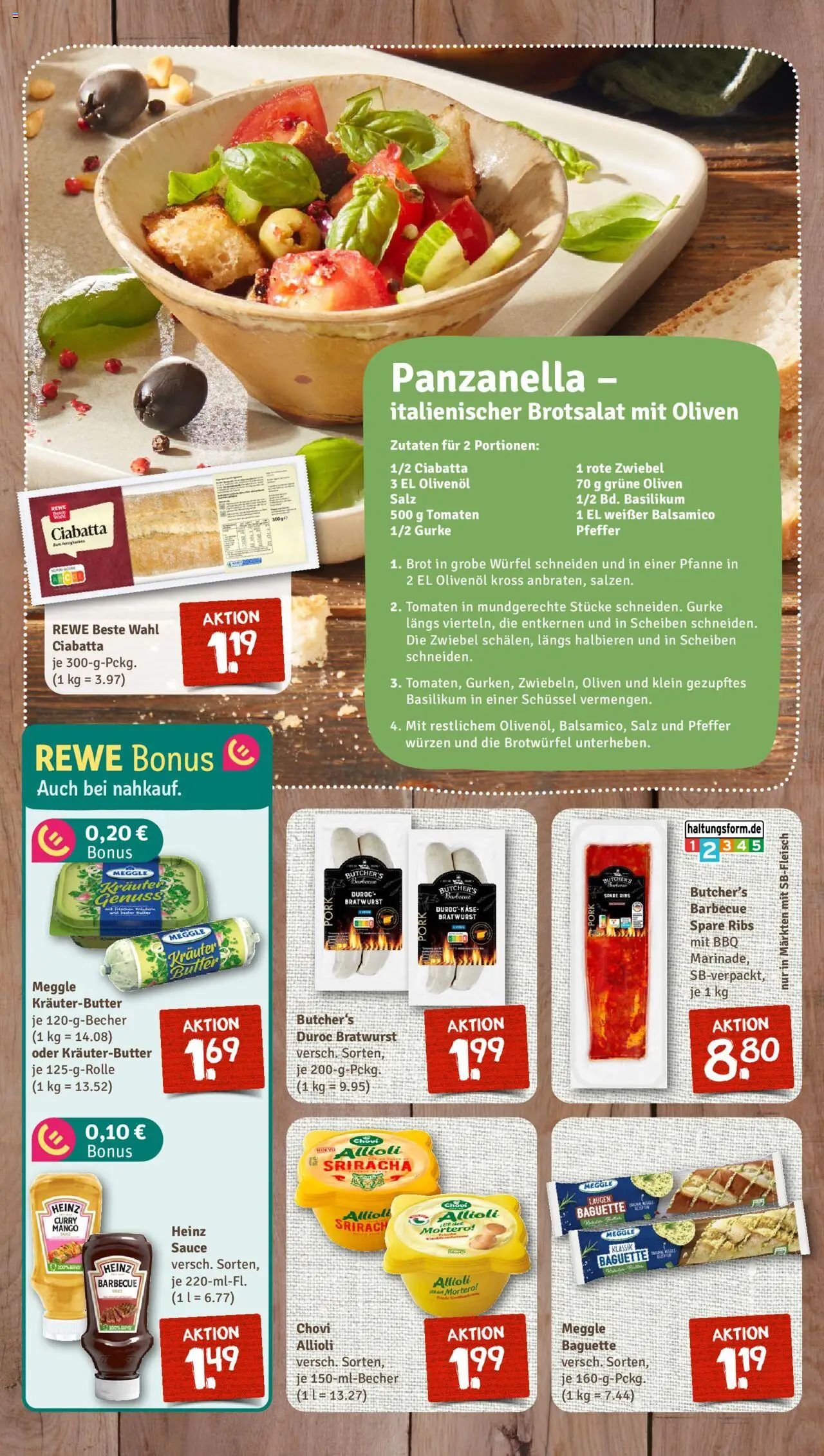 Nahkauf Prospekt - gültig ab dem 03.08.2025 | Seite: 2 | Produkte: Olivenol, Bratwurst, Baguette, Pfeffer
