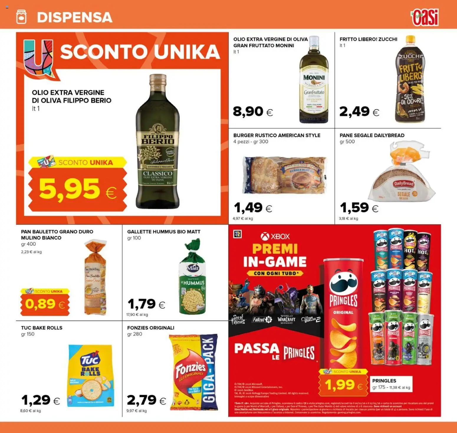 Volantino Oasi del 12.03.2026 | Pagina: 15 | Prodotti: Olio, The, Smartphone, Olio extra vergine