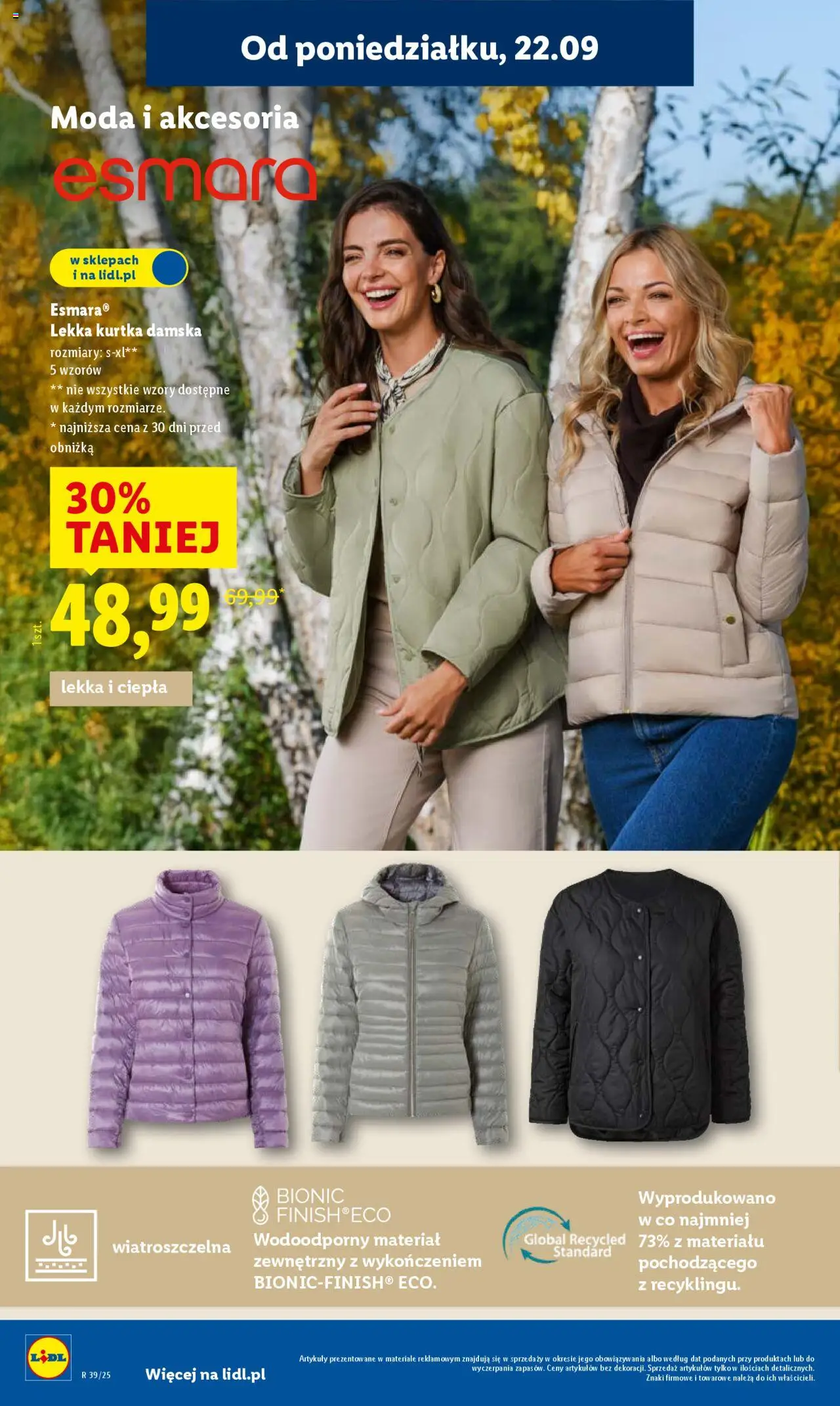 Lidl Gazetka od 22.09.2025 | Strona: 16 | Produkty: Kurtka