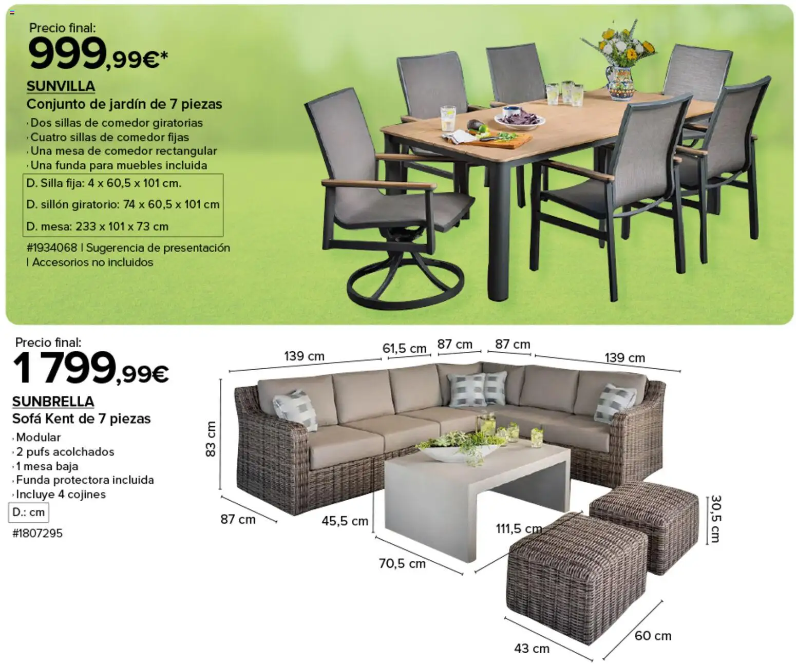 Costco catálogo │ válido desde el 20.02.2026 | Página: 3 | Productos: Muebles, Funda, Sofá, Sillón