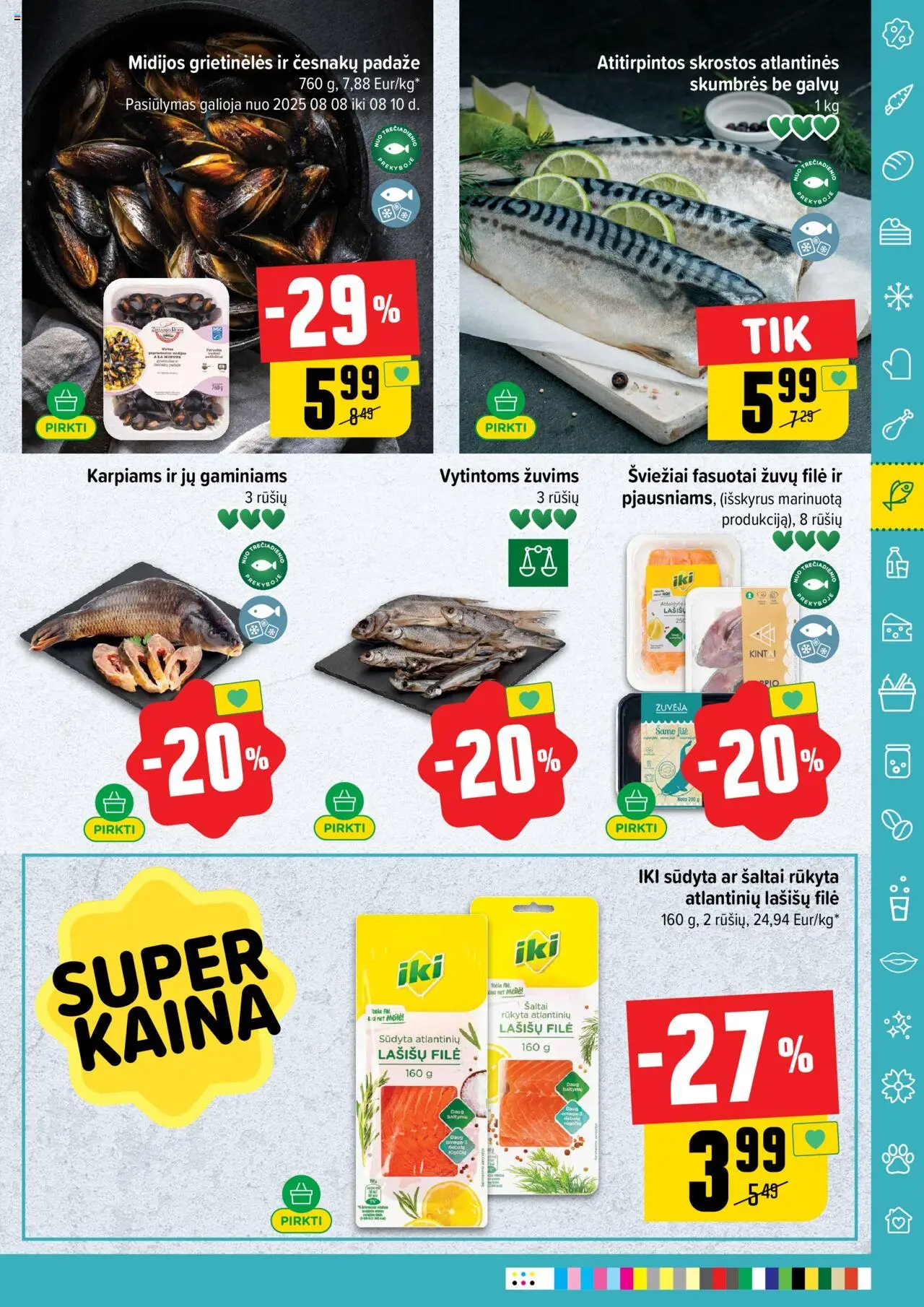IKI - Leidinys│galioja nuo 04.08.2025 | Puslapis: 21 | Prekių: Lašišų filė