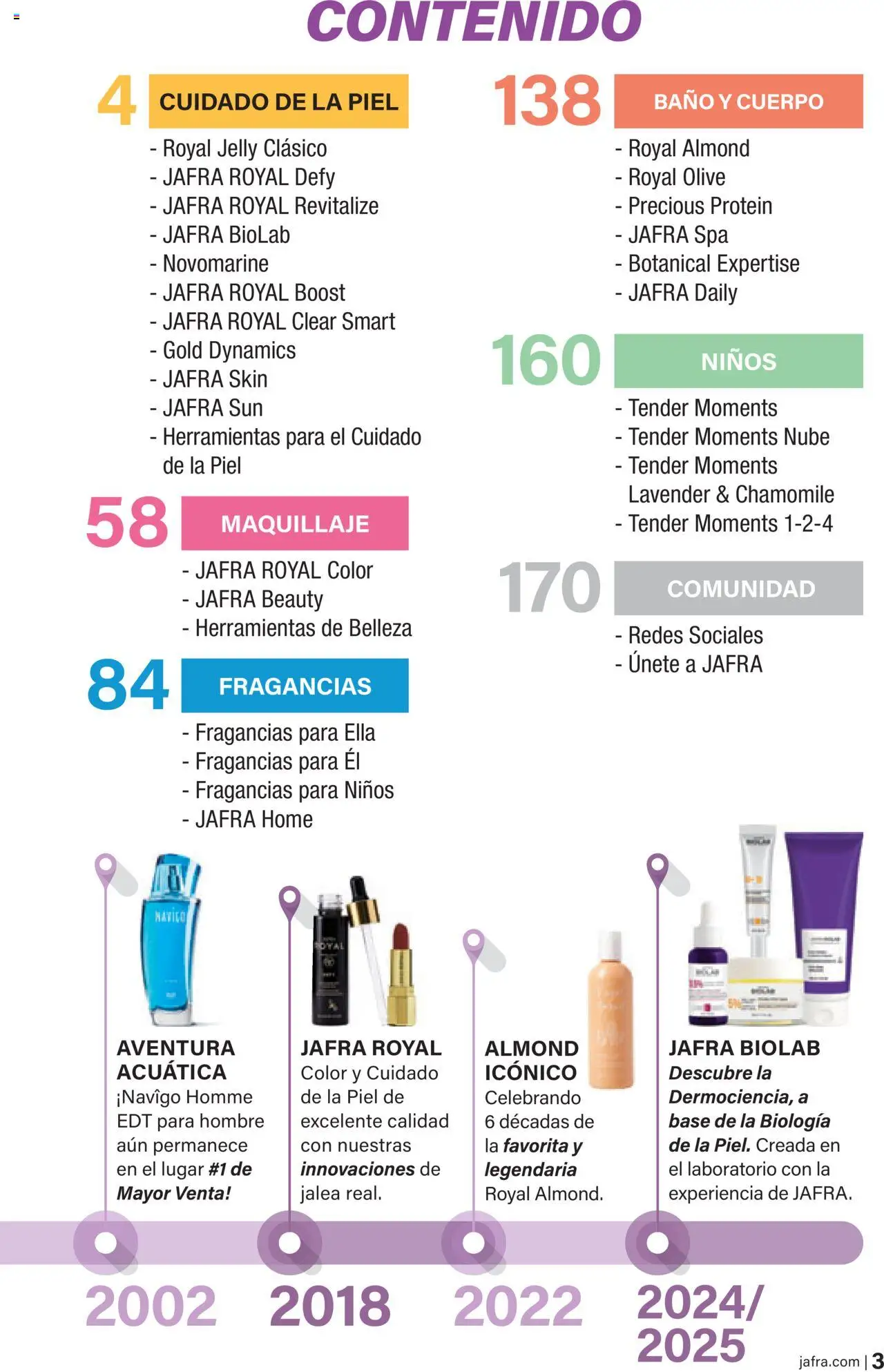 JAFRA folleto │ válido desde el 01.08.2025 | Página: 3 | Productos: Maquillaje, Baño