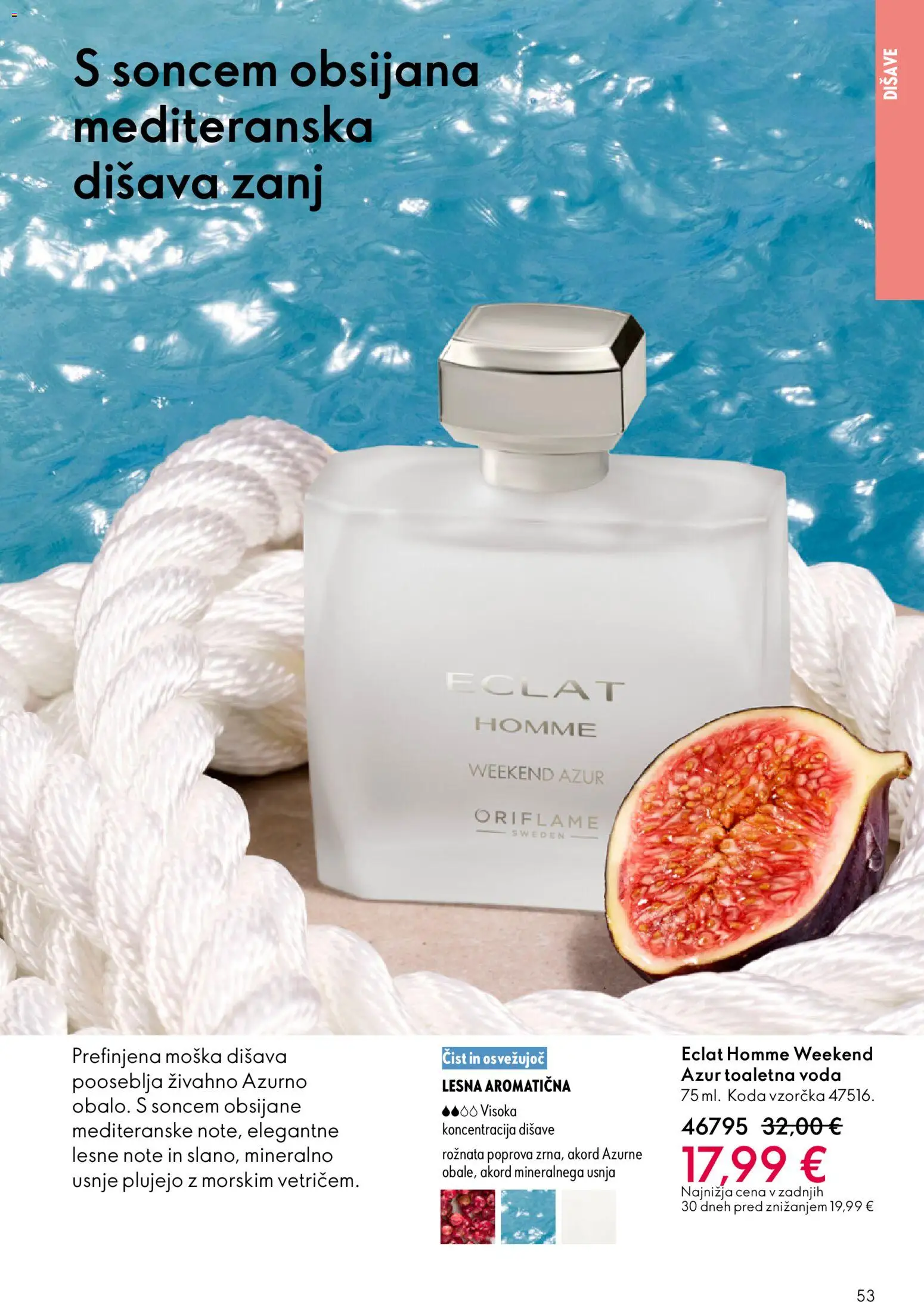 Novi Oriflame katalog ponudbe – veljaven od 11.03.2026 | Stran: 53 | Izdelki: Disava, Voda, Toaletna voda