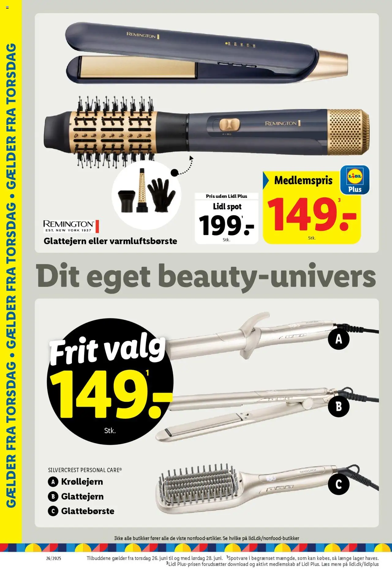 Lidl Tilbudsavis gyldig fra 26.06.2025 | Side: 8 | Produkter: Søm, Krøllejern, Glattejern