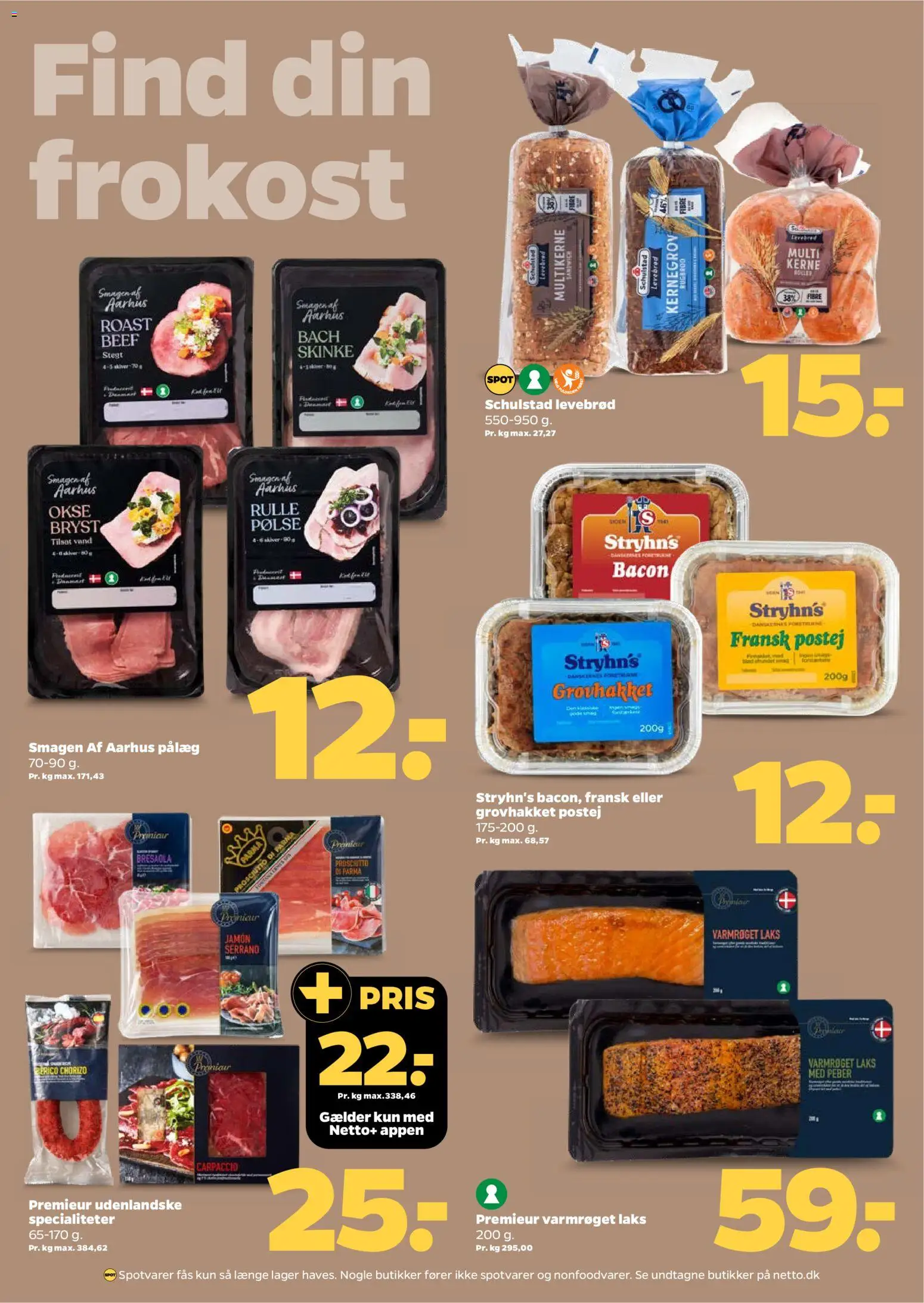 Netto tilbudsavis – gyldig fra 11.04.2026 | Side: 8 | Produkter: Skinke, Peber, Rugbrød, Bacon