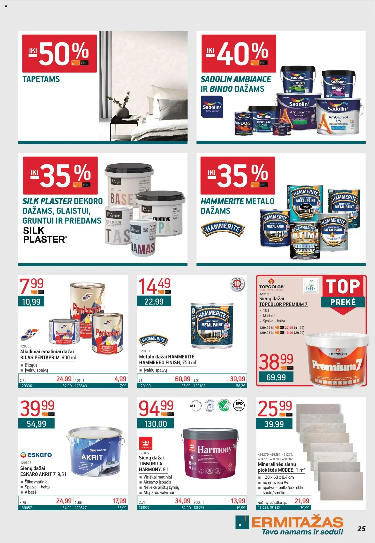 ERMITAŽAS akcijos nuo 04.05.2026 | Puslapis: 25