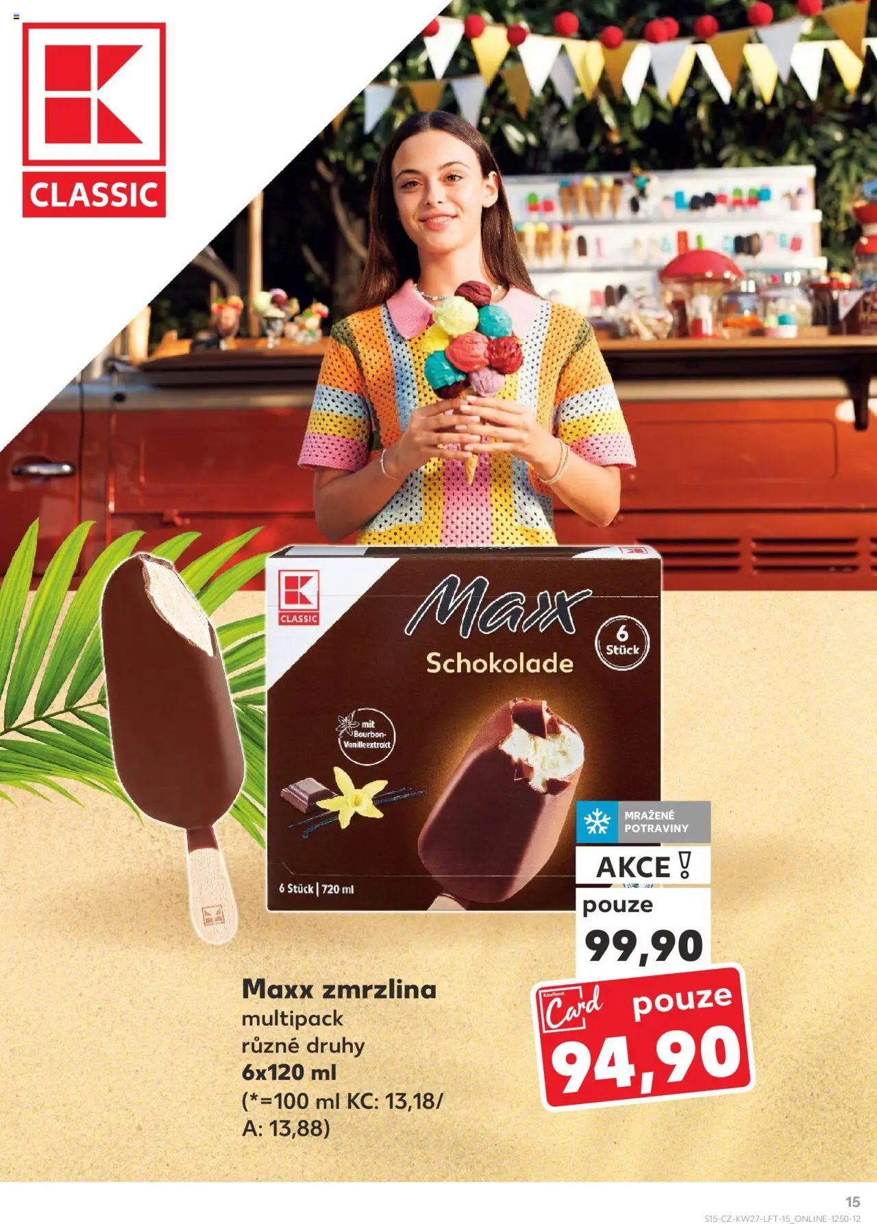 Kaufland leták od 02.07.2025 | Strana: 15 | Produkty: Bourbon, Zmrzlina, Potraviny