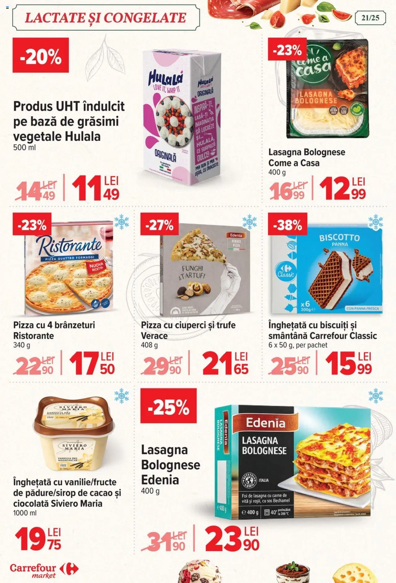 Carrefour catalog - Market – valabil de la 06.08.2025 | Pagină: 22 | Produse: Carne De Vită, Smântână, Înghețată, Sos