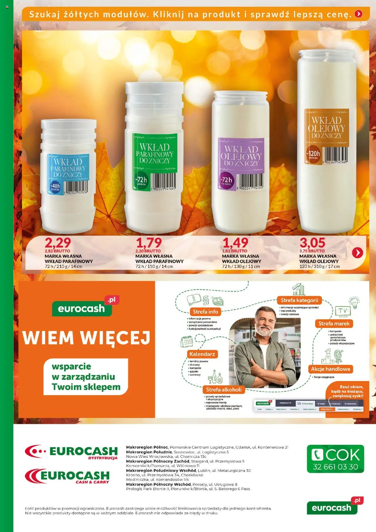 Eurocash Gazetka - Znicze od 15.09.2025 | Strona: 6 | Produkty: Top, Kalendarz, Piwo